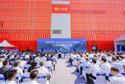 BOE Launched 8.6-Gen AMOLED Production Line | OLED Leader