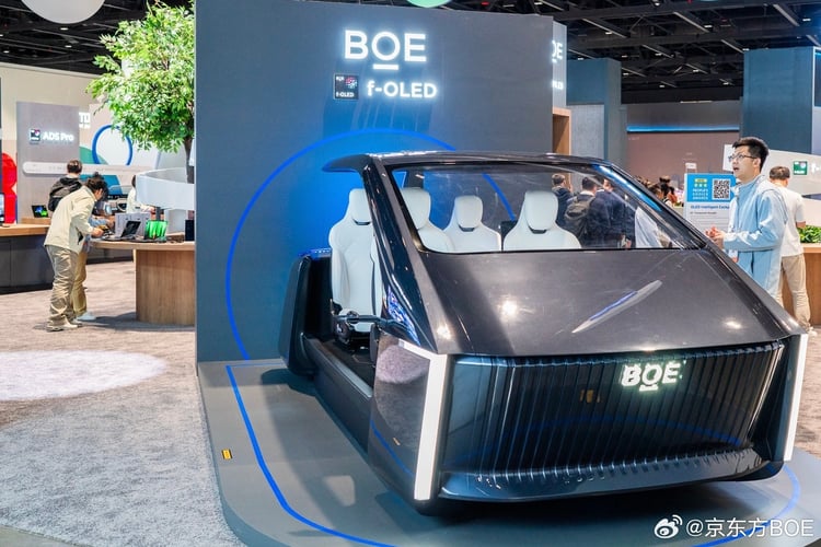 BOE automotive display tech