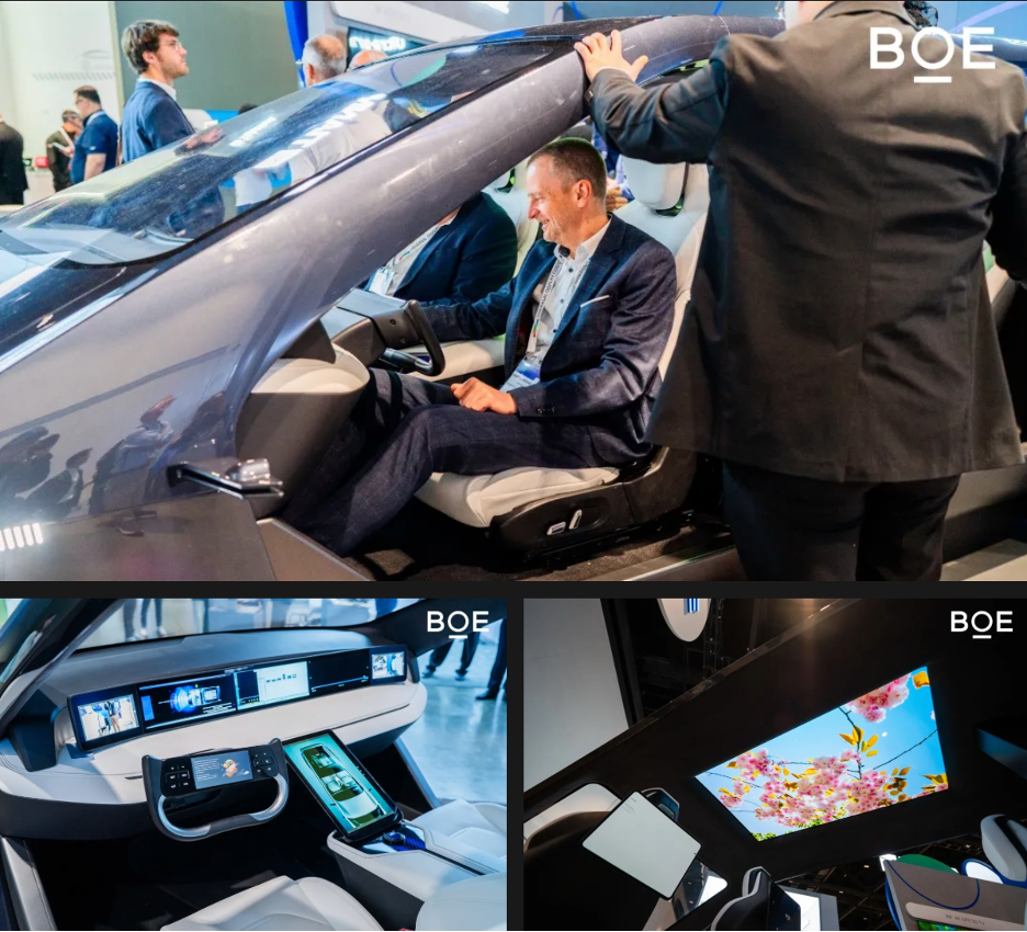 f-OLED automotive display